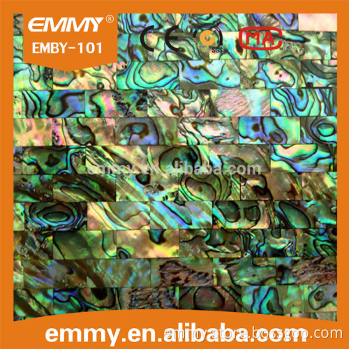 factory direct square green paua sea shell mosaic for sale